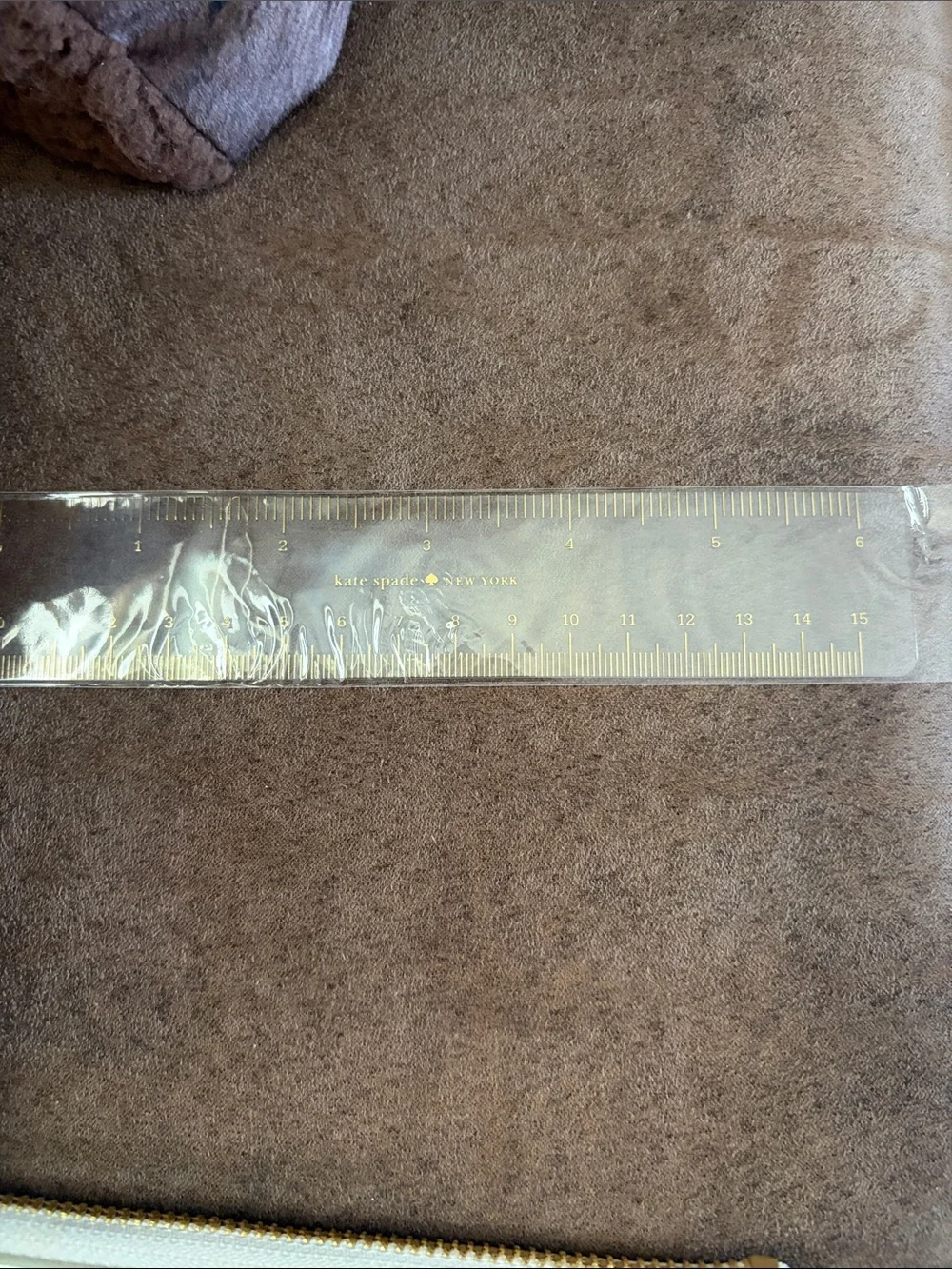 kate spade pencil Pouch inclds Ruler, Eraser, & Sharpener